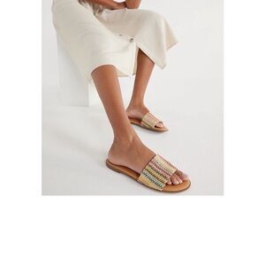 Women's Woven Slide Sandals from Time and Tru